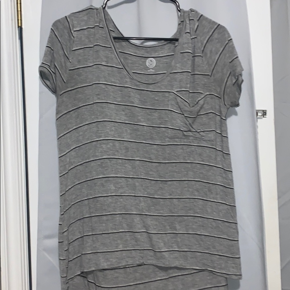 soft striped tee